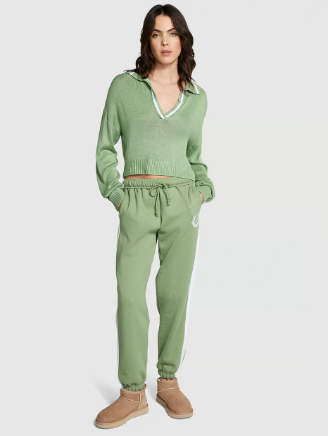 Жіночий трикотажний светр Victoria's Secret Pink 1159834342 (Зелений L)