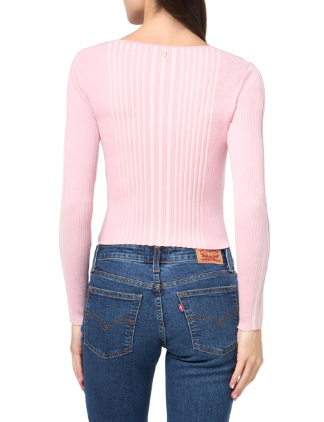 Женский укороченный свитер Guess 1159834850 (Розовый L)
