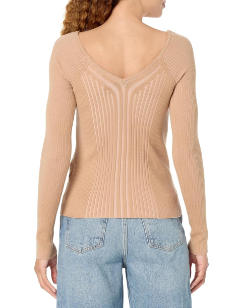 Жіночий светр Allie від GUESS з довгим рукавом 1159835756 (Бежевий XL)