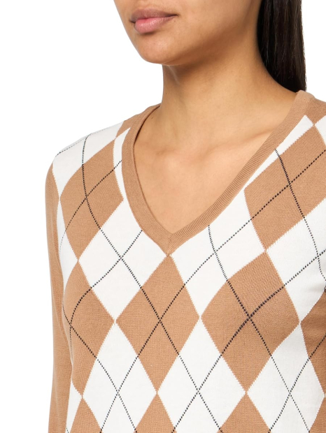 Женский свитер Tommy Hilfiger кофта 1159837551 (Коричневый S)