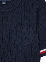 Женский свитер Tommy Hilfiger с коротким рукавом 1159768309 (Темно-синий, XXL)