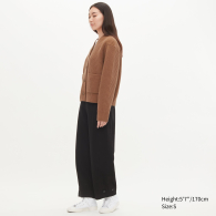 Женская кофта UNIQLO кардиган 1159775132 (Коричневый, M)