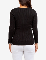 Женский мягкий свитер U.S. Polo Assn 1159803783 (Черный, XS)