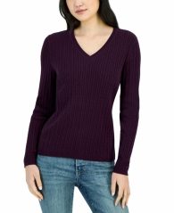 Женский свитер Tommy Hilfiger кофта 1159806766 (Фиолетовый, XL)