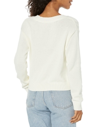 Женский укороченный вязаный свитер Tommy Hilfiger 1159807517 (Молочный, XL)