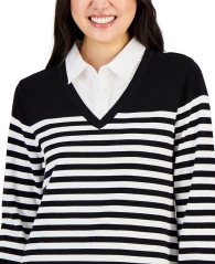 Жіночий светр Tommy Hilfiger з коміром 1159807870 (Чорний, L)