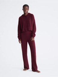 Женский свитер Calvin Klein с капюшоном 1159808370 (Бордовый, L)