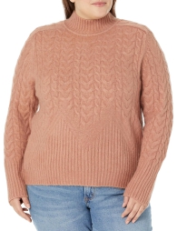 В'язаний теплий светр Calvin Klein 1159822768 (Коричневий 1X)