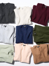 В'язаний светр Souffle Yarn UNIQLO 1159831950 (Молочний S)