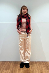 Свитер из мериносовой шерсти UNIQLO водолазка в рубчик 1159832739 (Розовый XXL)