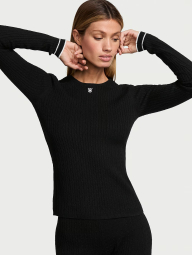 Жіночий трикотажний светр Victoria's Secret кофта 1159833297 (Чорний S)