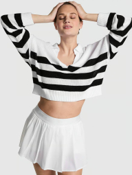 Женский вязаный свитер Victoria's Secret Pink 1159834339 (Белый XXL)