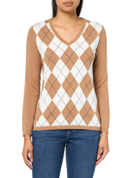 Женский свитер Tommy Hilfiger кофта 1159837551 (Коричневый S)