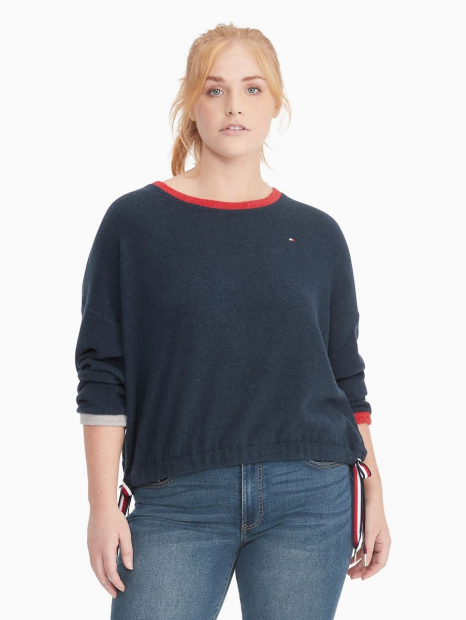 Женский свитшот Tommy Hilfiger кофта 1159765575 (Синий, XL)