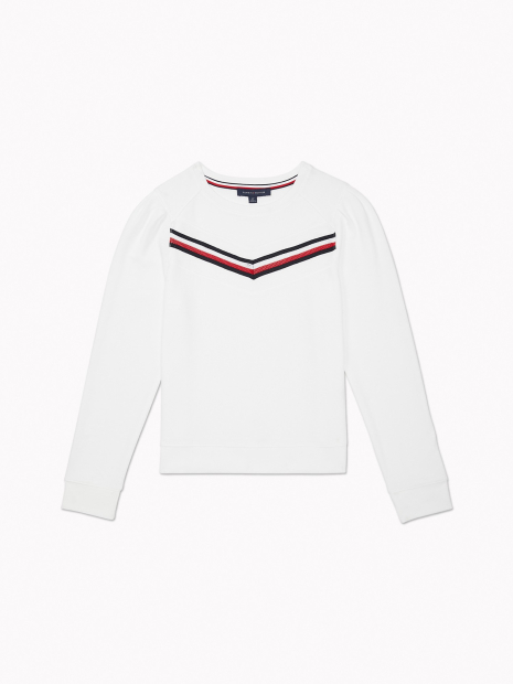 Женский свитшот Tommy Hilfiger 1159778730 (Белый, XXL)