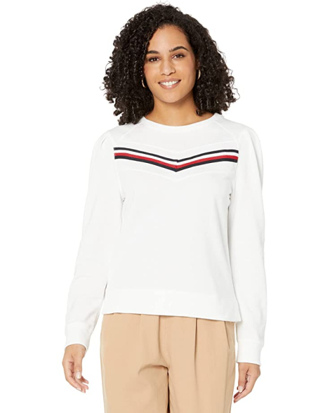 Женский свитшот Tommy Hilfiger 1159778730 (Белый, XXL)