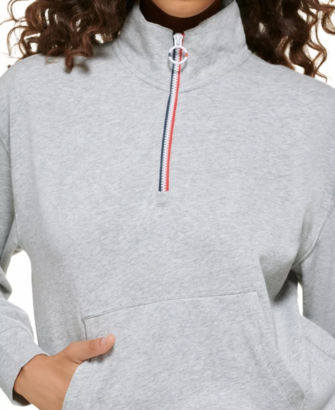 Жіноче худі Tommy Hilfiger фліс 1159822557 (Сірий L)