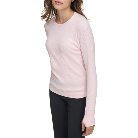 Женский свитшот Tommy Hilfiger в рубчик 1159826938 (Розовый XL)