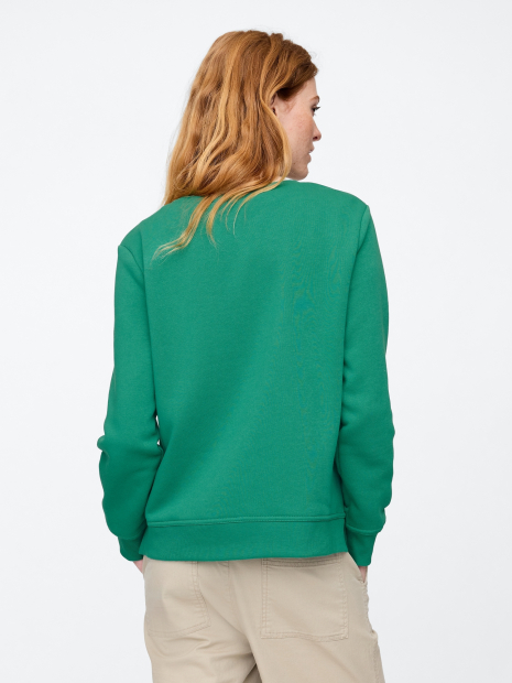 Свитшот женский GAP флис 1159835080 (Зеленый XL)