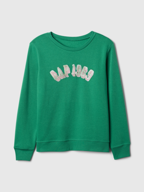 Свитшот женский GAP флис 1159835080 (Зеленый XL)