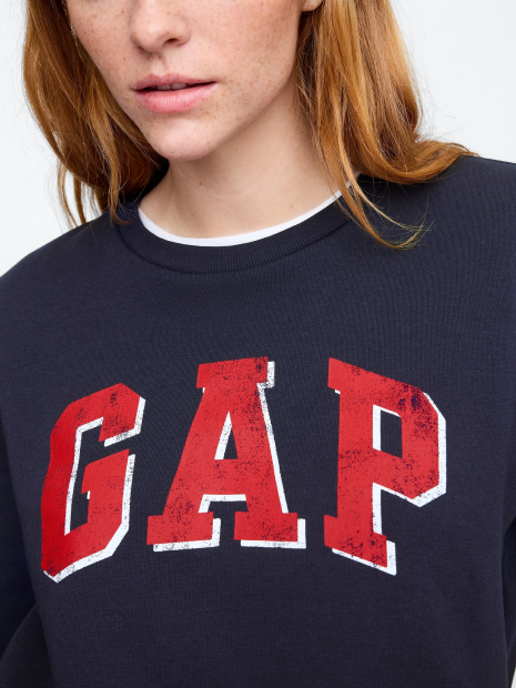 Свитшот женский GAP флис 1159835082 (Синий XXL)