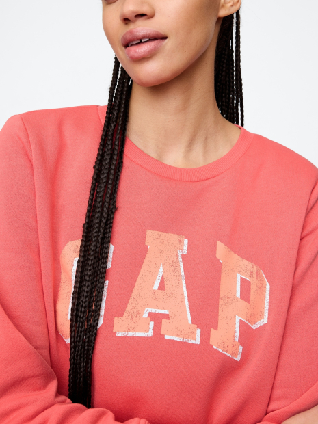 Свитшот женский GAP флис 1159835085 (Розовый XL)