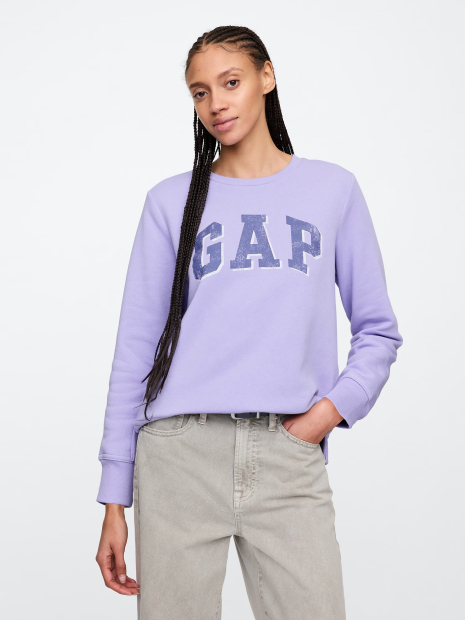 Світшот жіночий GAP фліс 1159836265 (Фіолетовий S)