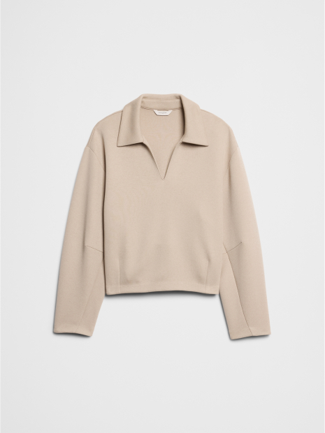 Женский свитшот Banana Republic c воротником 1159836758 (Бежевый M)