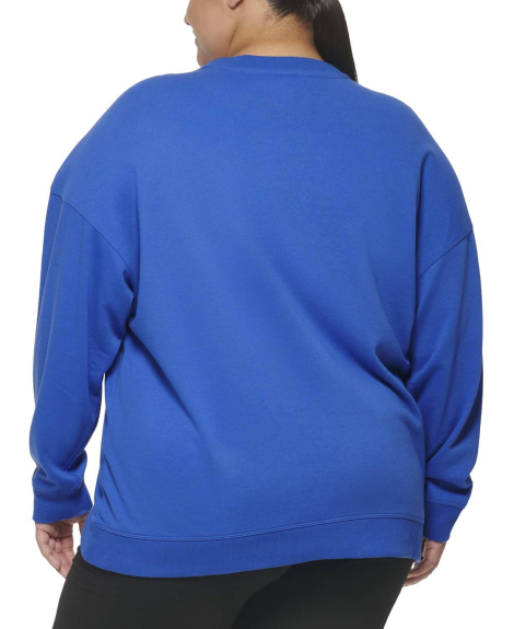Женский свитшот Calvin Klein с логотипом 1159837803 (Синий 1X)