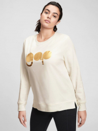 Свитшот женский GAP модная кофта с логотипом 1159758530 (Белый, L)