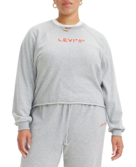 Свитшот женский Levi's с логотипом 1159779105 (Серый, 2X)