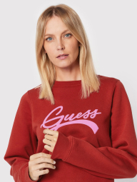 Женский свитшот Guess с логотипом 1159780181 (Бордовый, XS)