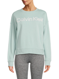 Женский свитшот Calvin Klein с логотипом 1159789356 (Зеленый, L)