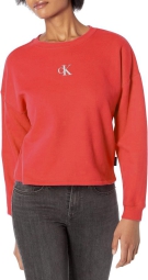 Женский свитшот Calvin Klein с логотипом 1159792721 (Красный, XL)
