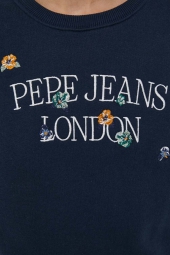 Женский свитшот Pepe Jeans London с логотипом 1159809543 (Синий, L)
