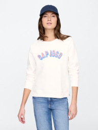 Свитшот женский GAP с логотипом 1159834256 (Белый M)
