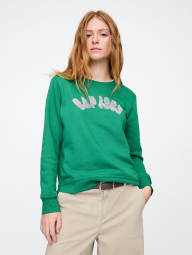 Свитшот женский GAP флис 1159835080 (Зеленый XL)