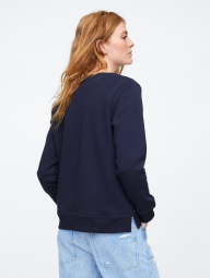 Свитшот женский GAP флис 1159835082 (Синий XXL)