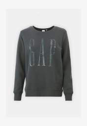 Світшот жіночий на флісі GAP з логотипом 1159836107 (Сірий M)