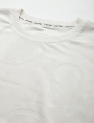 Велюровый свитшот Calvin Klein с логотипом 1159837802 (Молочный XS)