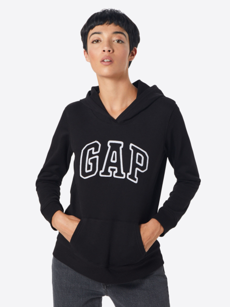 Женское худи GAP кофта с капюшоном 1159770279 (Черный, L)