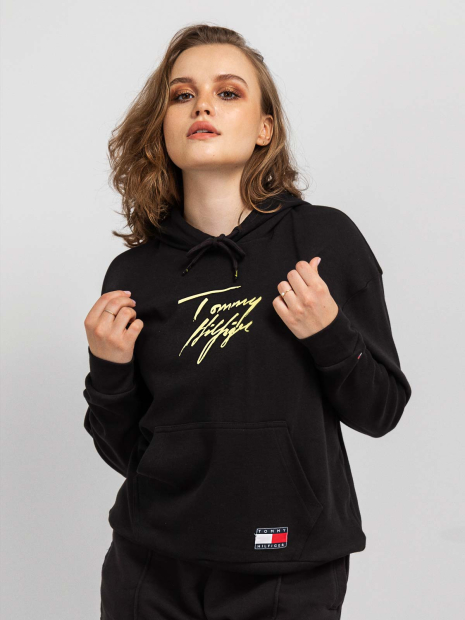 Женское худи Tommy Hilfiger 1159780153 (Черный, M)