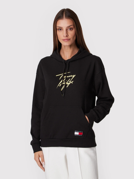 Женское худи Tommy Hilfiger 1159780153 (Черный, M)