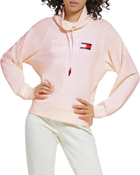 Женский свитшот Tommy Hilfiger на флисе 1159781421 (Розовый, L)