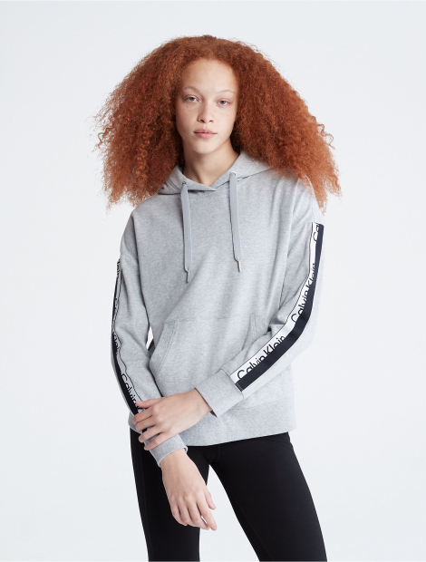 Женское худи Calvin Klein с капюшоном 1159782547 (Серый, XL)