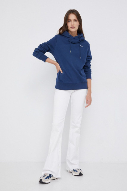 Женское худи Pepe Jeans London с капюшоном 1159786444 (Синий, L)