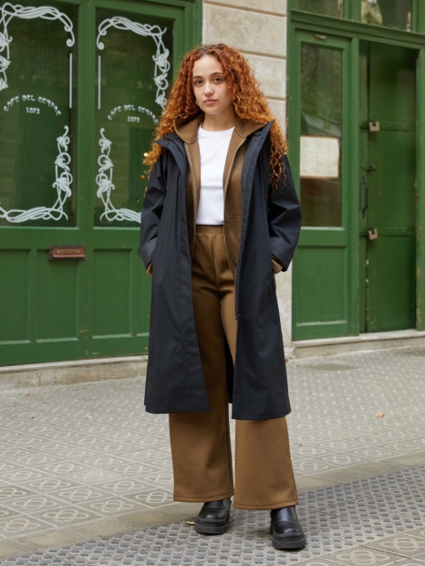Толстовка флісова на блискавці UNIQLO з капюшоном 1159822042 (Коричневий S)