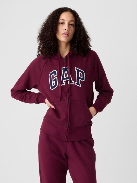 Толстовка жіноча GAP фліс 1159827709 (Бордовий S)