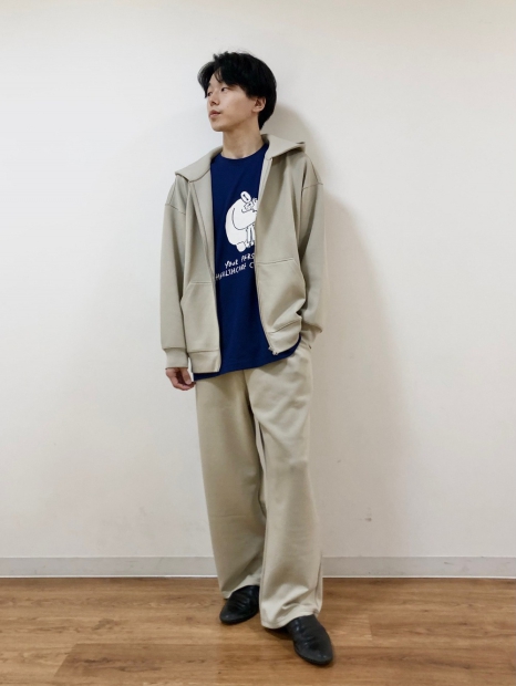 Стильна толстовка UNIQLO з капюшоном 1159827845 (Бежевий XL)
