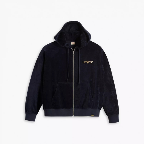 Толстовка жіноча велюрова Levi's 1159830973 (Синій XS)